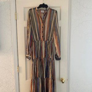 Italian Gold Striped Dress